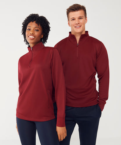Finden & Hales 1/4 Zip Contrast Sweatshirt (LV874)