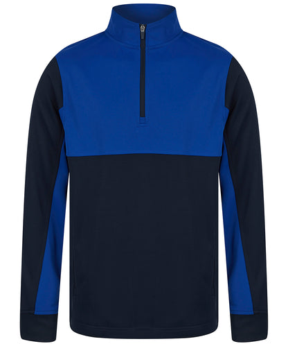 Finden & Hales 1/4 Zip Contrast Sweatshirt (LV874)
