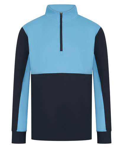 Finden & Hales 1/4 Zip Contrast Sweatshirt (LV874)