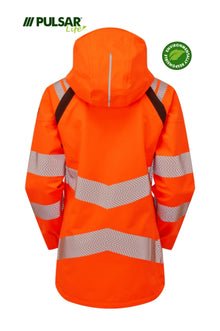 PULSAR® LIFE Women's Hi-Vis Orange Shell Jacket - LFE960