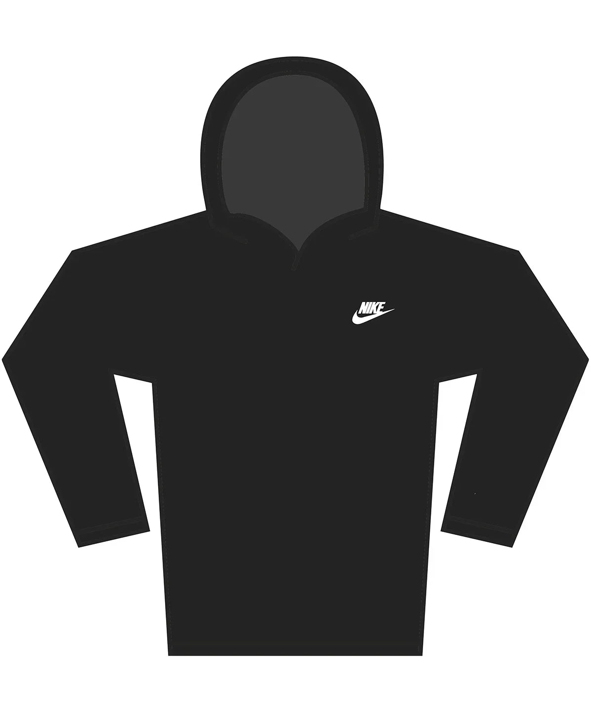 Personalised Custom Branded Nike Club knit hoodie - NK425 - Brand It Essex Ltd