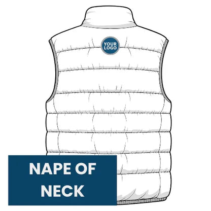 Personalised Custom Branded Gilet Location Area - Brand It Essex Ltd