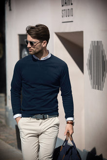 Newport Luxury lightweight crewneck