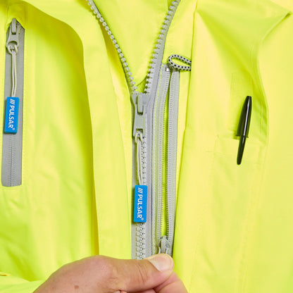 PULSAR® PROTECT Hi-Vis Mesh Lined Storm Coat (PR421)