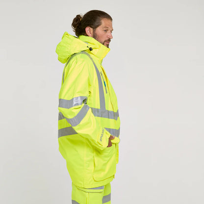 PULSAR® PROTECT Hi-Vis Mesh Lined Storm Coat (PR421)