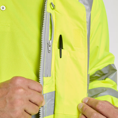 PULSAR® PROTECT Hi-Vis Mesh Lined Bomber Jacket (P533)