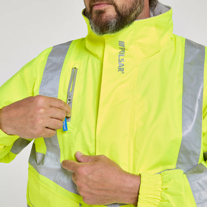PULSAR® PROTECT Hi-Vis Mesh Lined Bomber Jacket (P533)