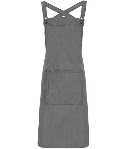 Premier Cross Back Barista Bib Apron - Brand It Essex Ltd