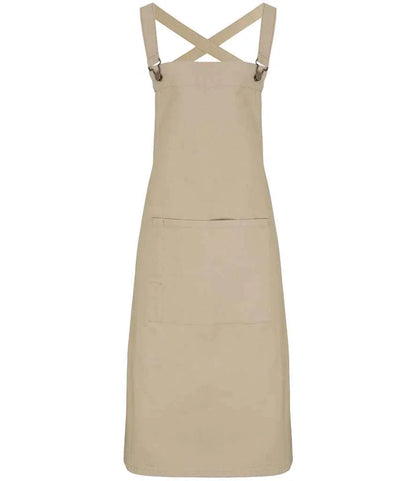 Premier Cross Back Barista Bib Apron - Brand It Essex Ltd
