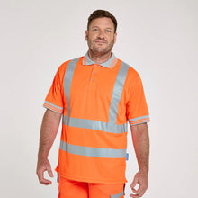 PULSAR® PROTECT Hi-Vis Orange Polo Shirt (PR176)