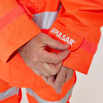 PULSAR® PROTECT Hi-Vis Mesh Lined Storm Coat (PR499)