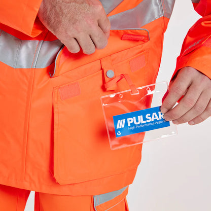 PULSAR® PROTECT Hi-Vis Mesh Lined Storm Coat (PR499)