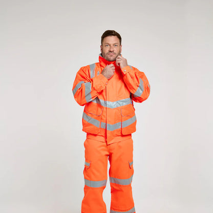PULSAR® PROTECT Hi-Vis Mesh Lined Bomber Jacket (PR515)