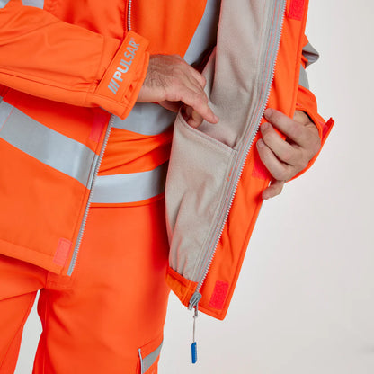 PULSAR® PROTECT Hi-Vis Interactive Softshell Jacket (PR535)