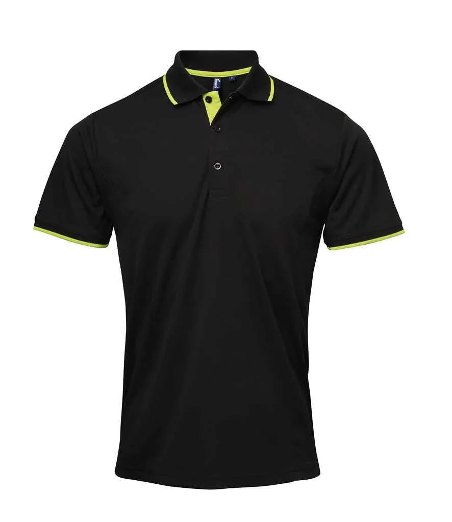 Personalised Custom Branded Premier Contrast Coolchecker® Polo Shirt - Brand It Essex Ltd