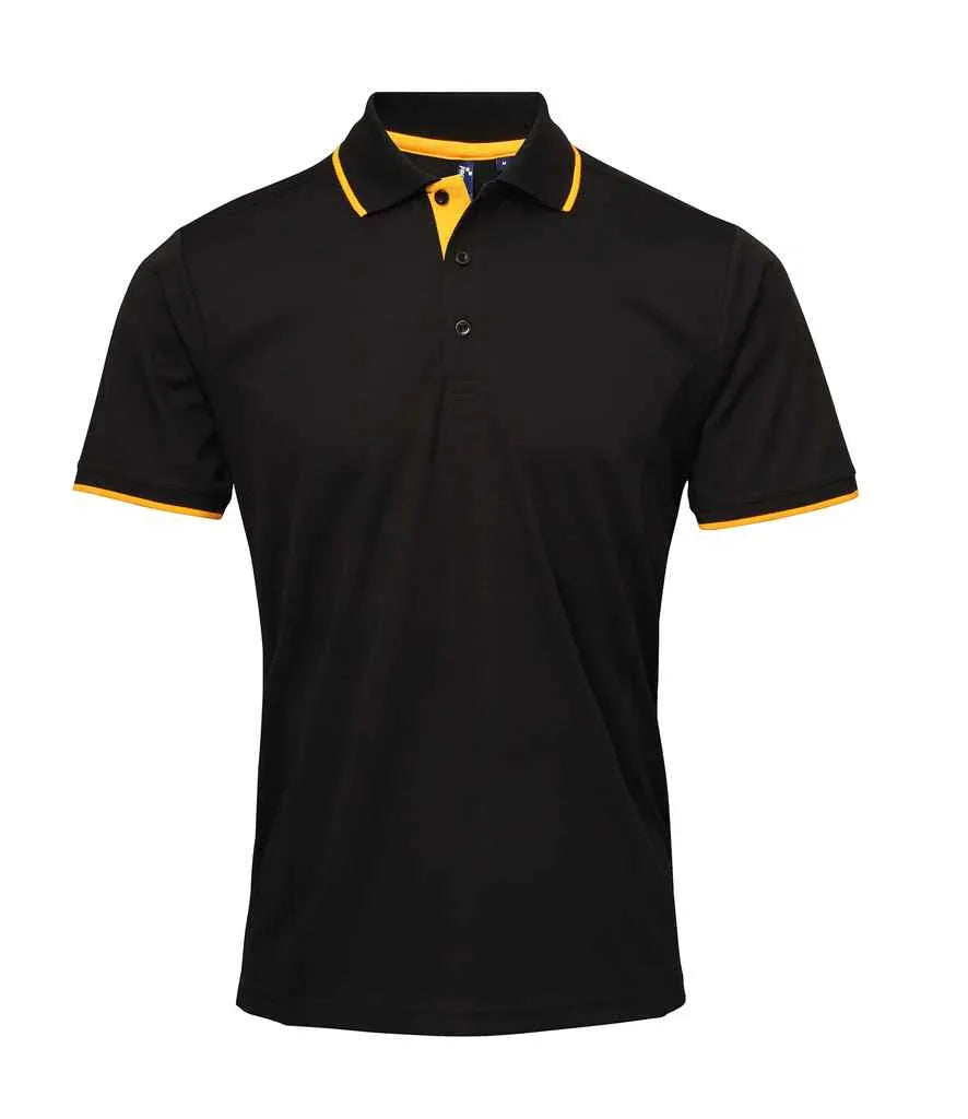 Personalised Custom Branded Premier Contrast Coolchecker® Polo Shirt - Brand It Essex Ltd