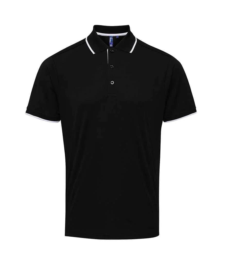 Personalised Custom Branded Premier Contrast Coolchecker® Polo Shirt - Brand It Essex Ltd