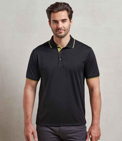 Personalised Custom Branded Premier Contrast Coolchecker® Polo Shirt - Brand It Essex Ltd