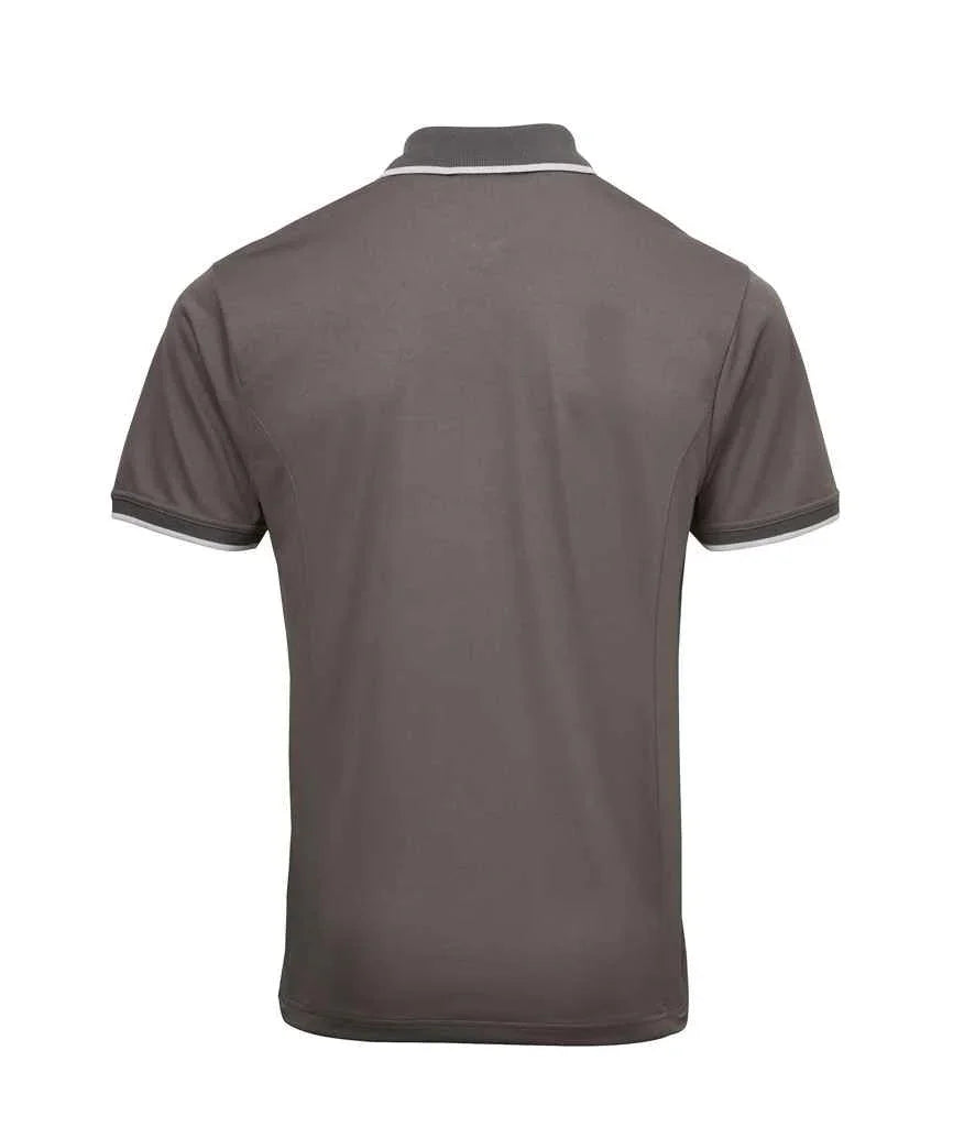Personalised Custom Branded Premier Contrast Coolchecker® Polo Shirt - Brand It Essex Ltd