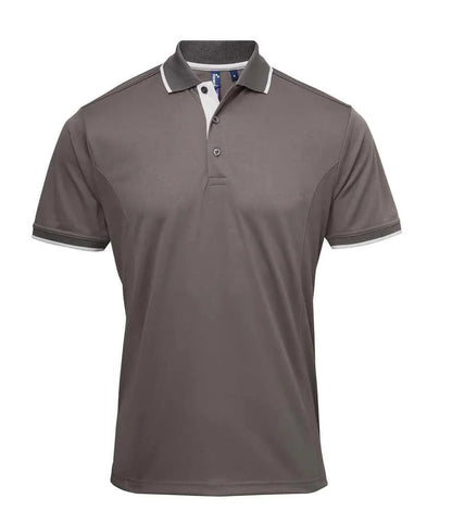 Personalised Custom Branded Premier Contrast Coolchecker® Polo Shirt - Brand It Essex Ltd