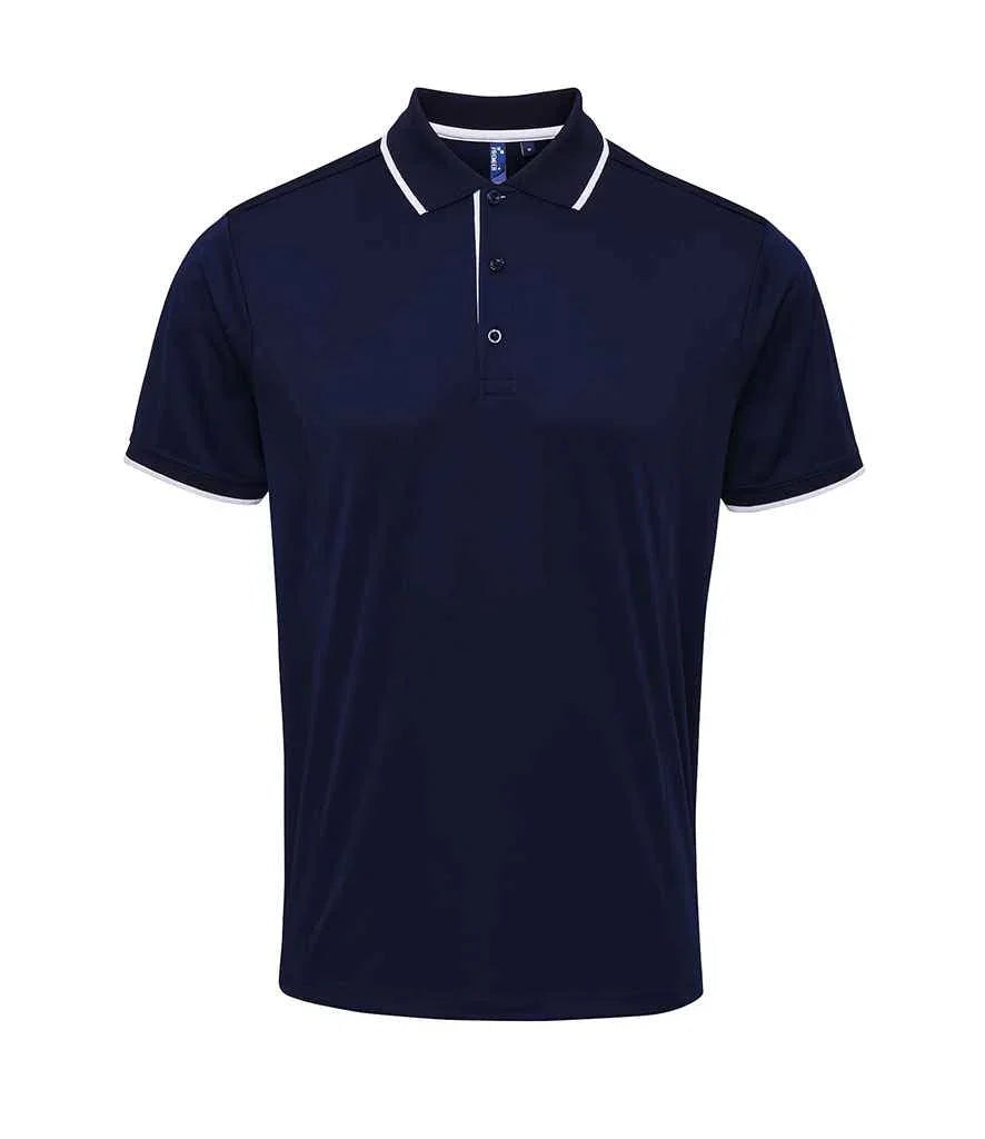 Personalised Custom Branded Premier Contrast Coolchecker® Polo Shirt - Brand It Essex Ltd