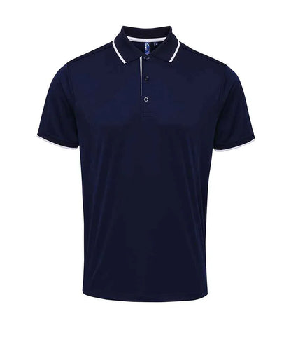 Personalised Custom Branded Premier Contrast Coolchecker® Polo Shirt - Brand It Essex Ltd