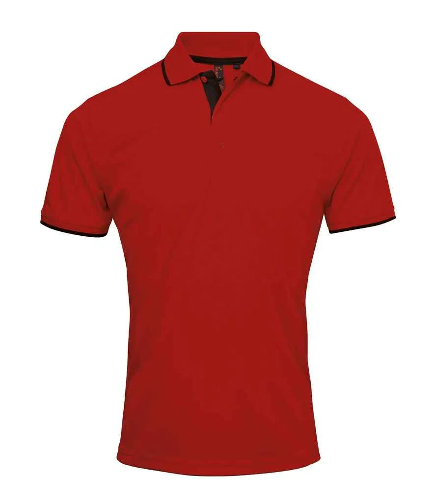 Personalised Custom Branded Premier Contrast Coolchecker® Polo Shirt - Brand It Essex Ltd