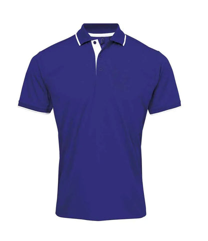 Personalised Custom Branded Premier Contrast Coolchecker® Polo Shirt - Brand It Essex Ltd