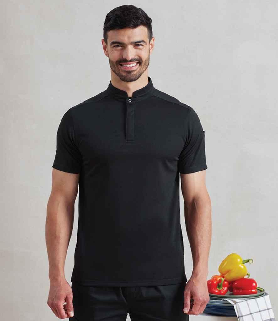 Personalised Custom Branded Premier Essential Coolchecker® Short Sleeve Chef's Shirt - PR646 - Brand It Essex Ltd