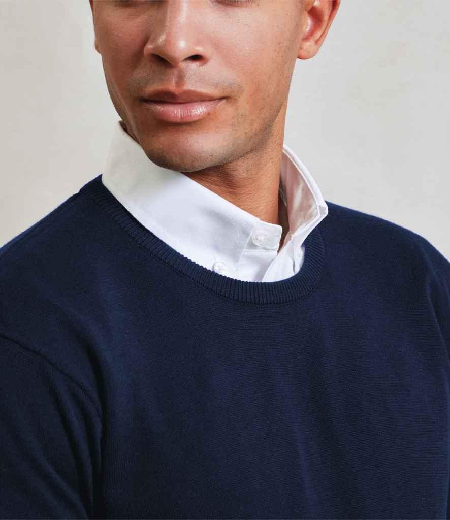 Personalised Custom Branded Premier Crew Neck Cotton-Rich Knitted Sweater - Brand It Essex Ltd