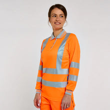 PULSAR® PROTECT Hi-Vis Long Sleeved Polo Shirt (PR703)