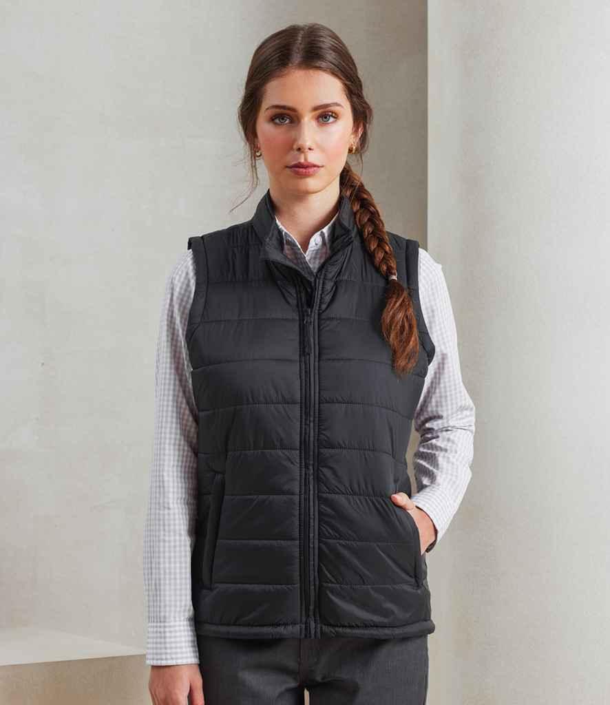 Premier Ladies Recyclight® Padded Gilet - Brand It Essex Ltd