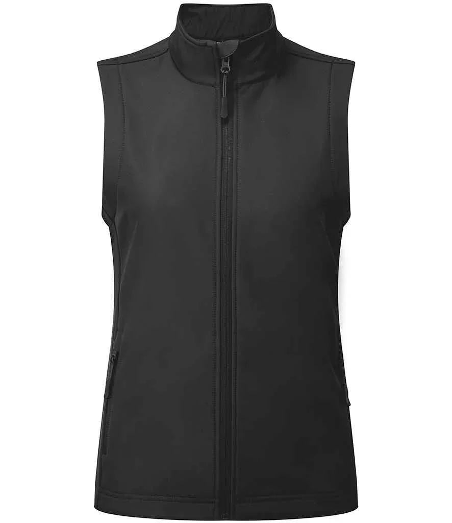 Premier Ladies Windchecker® Recycled Printable Soft Shell Gilet - Brand It Essex Ltd