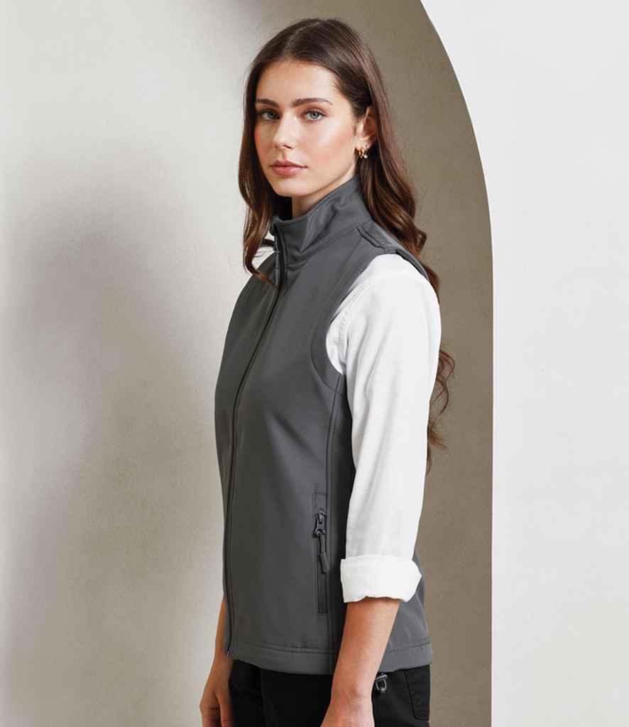 Premier Ladies Windchecker® Recycled Printable Soft Shell Gilet - Brand It Essex Ltd