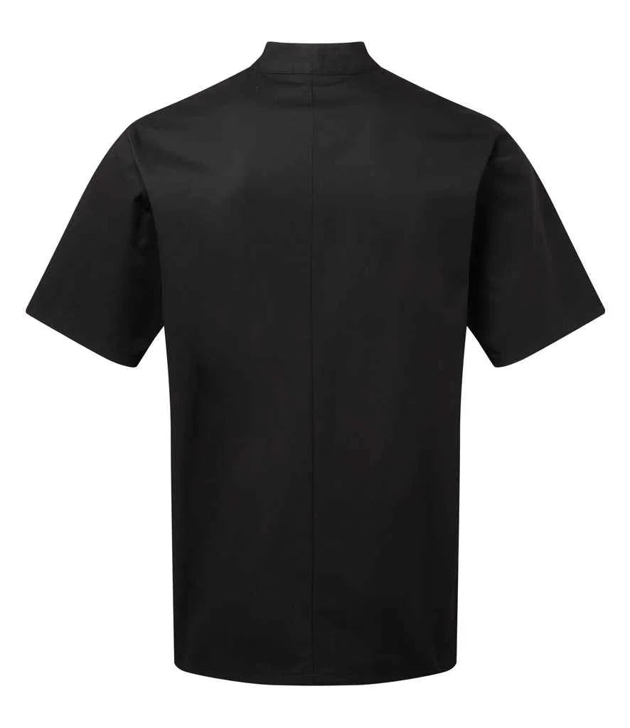 Personalised Custom Branded Premier Essential Short Sleeve Chef's Jacket - PR900 - Brand It Essex Ltd