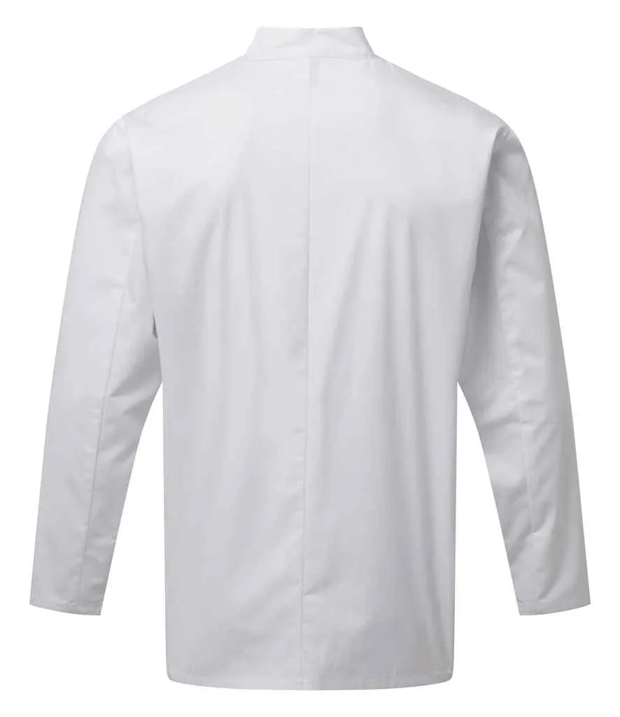Personalised Custom Branded Premier Essential Long Sleeve Chef's Jacket - PR901 - Brand It Essex Ltd