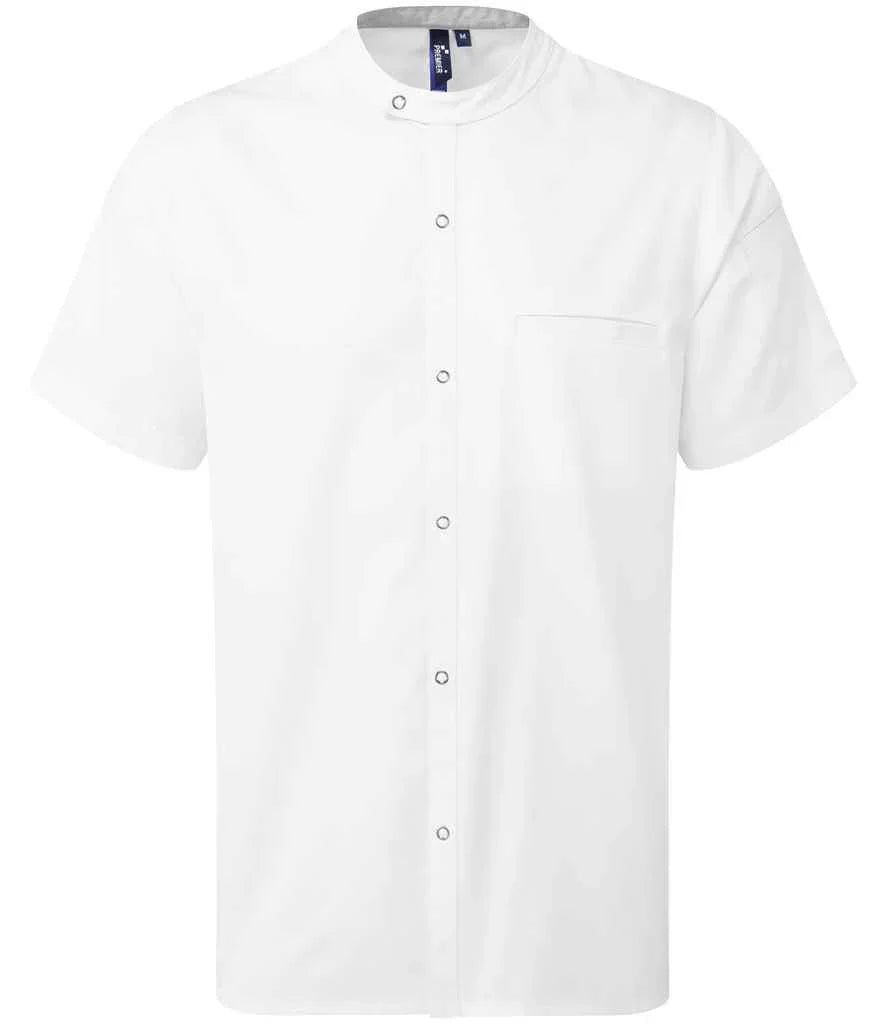 Personalised Custom Branded Premier Recyclight® Short Sleeve Chef's Shirt - PR904 - Brand It Essex Ltd