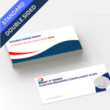 Standard Compliment Slips - Double SIded