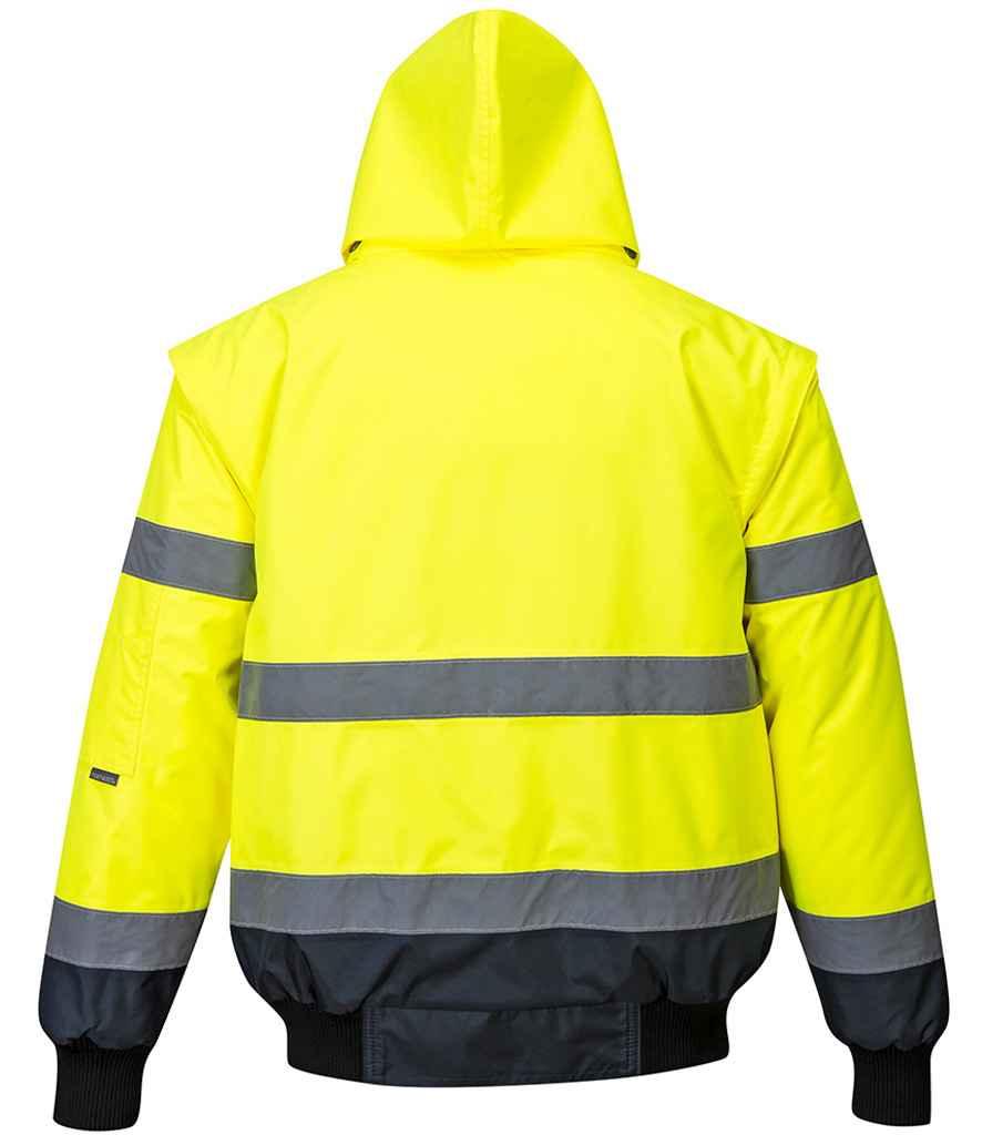 Portwest 3-in-1 Hi-Vis Bomber Jacket - PW013 - Brand It Essex Ltd