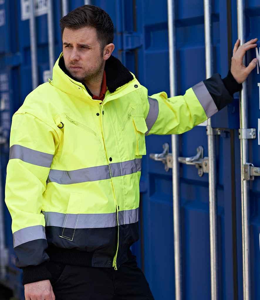 Portwest 3-in-1 Hi-Vis Bomber Jacket - PW013 - Brand It Essex Ltd