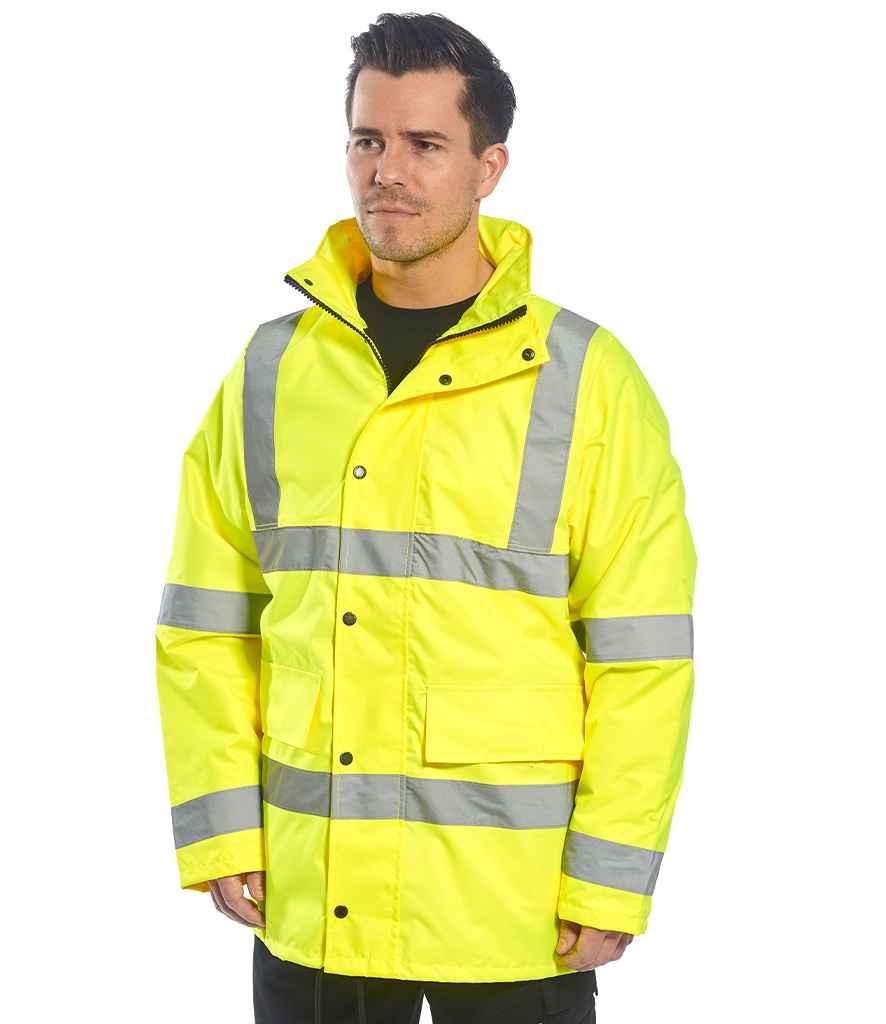 Portwest Hi-Vis 4-in-1 Traffic Jacket - PW014 - Brand It Essex Ltd