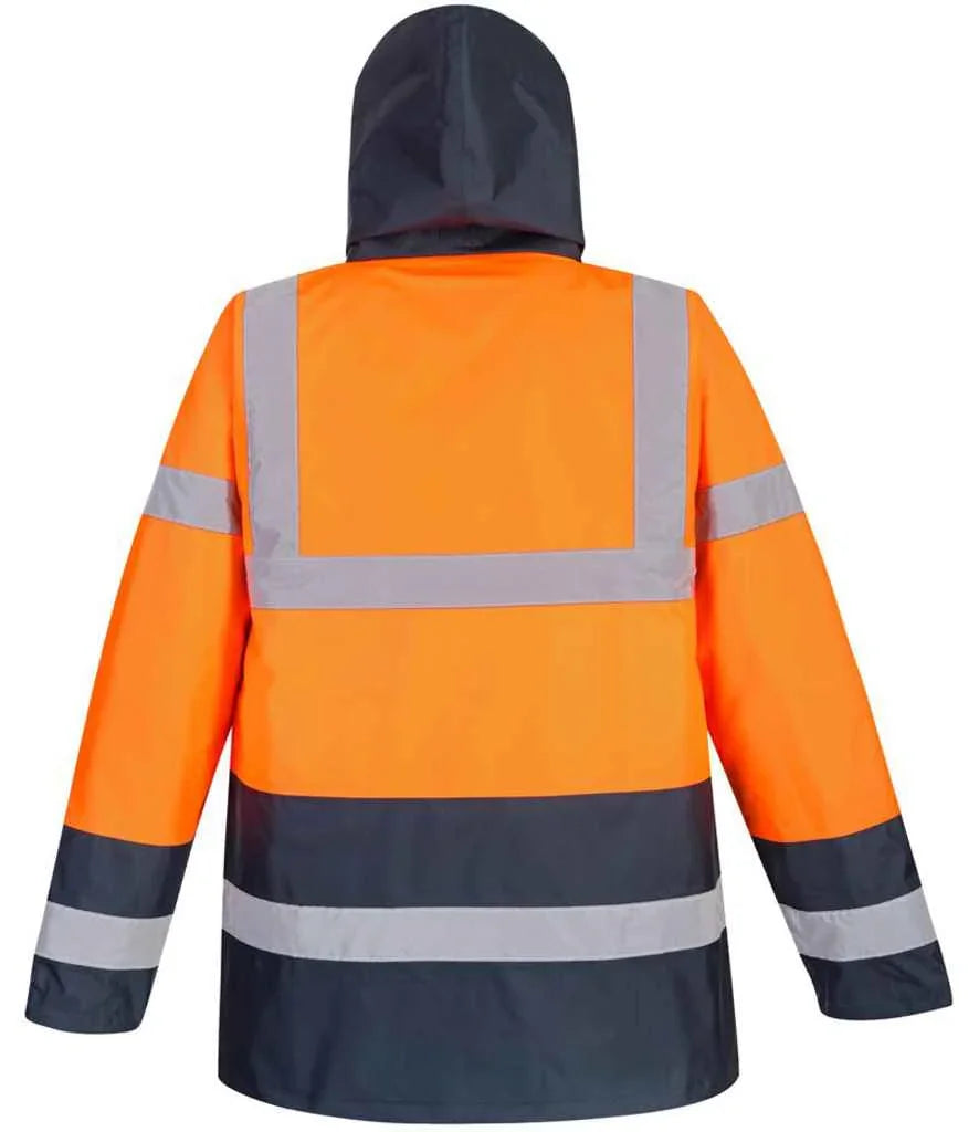 Portwest Hi-Vis Contrast Traffic Jacket - PW025 - Brand It Essex Ltd