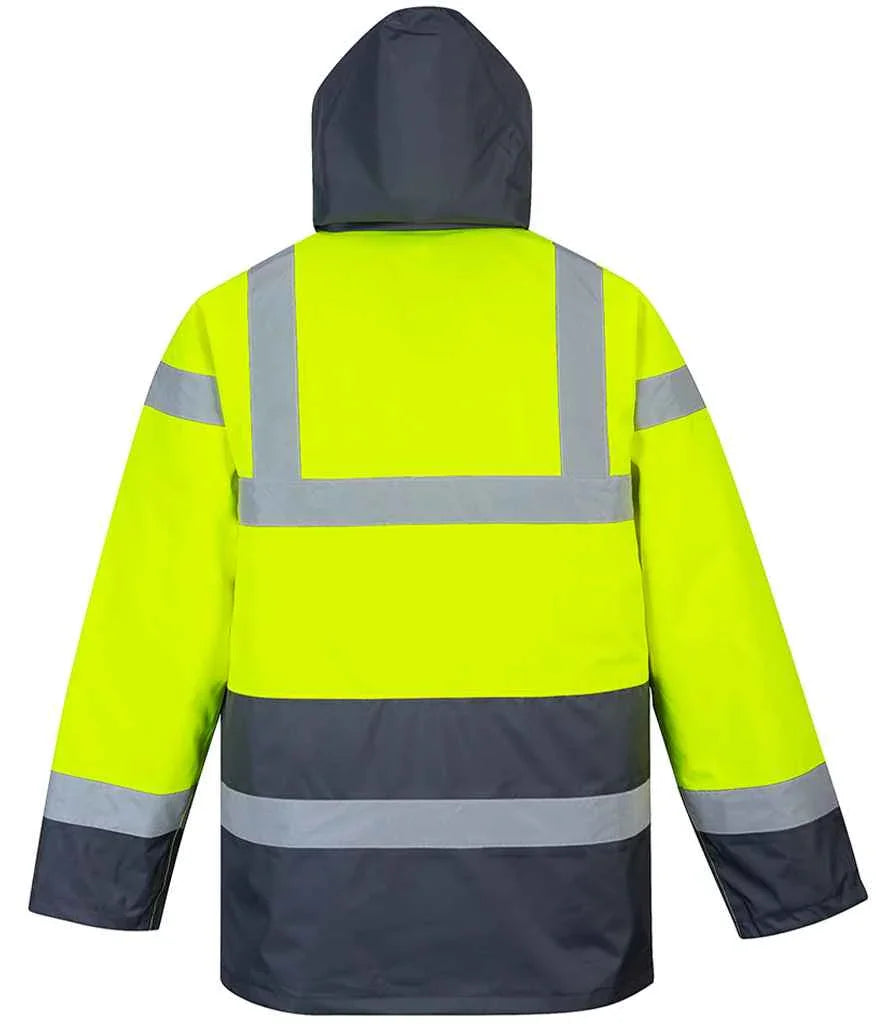 Portwest Hi-Vis Contrast Traffic Jacket - PW025 - Brand It Essex Ltd