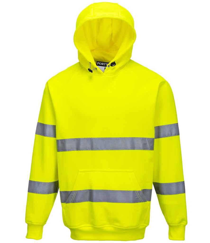 Personalised Custom Branded Portwest Hi-Vis Hoodie - PW055 - Brand It Essex Ltd