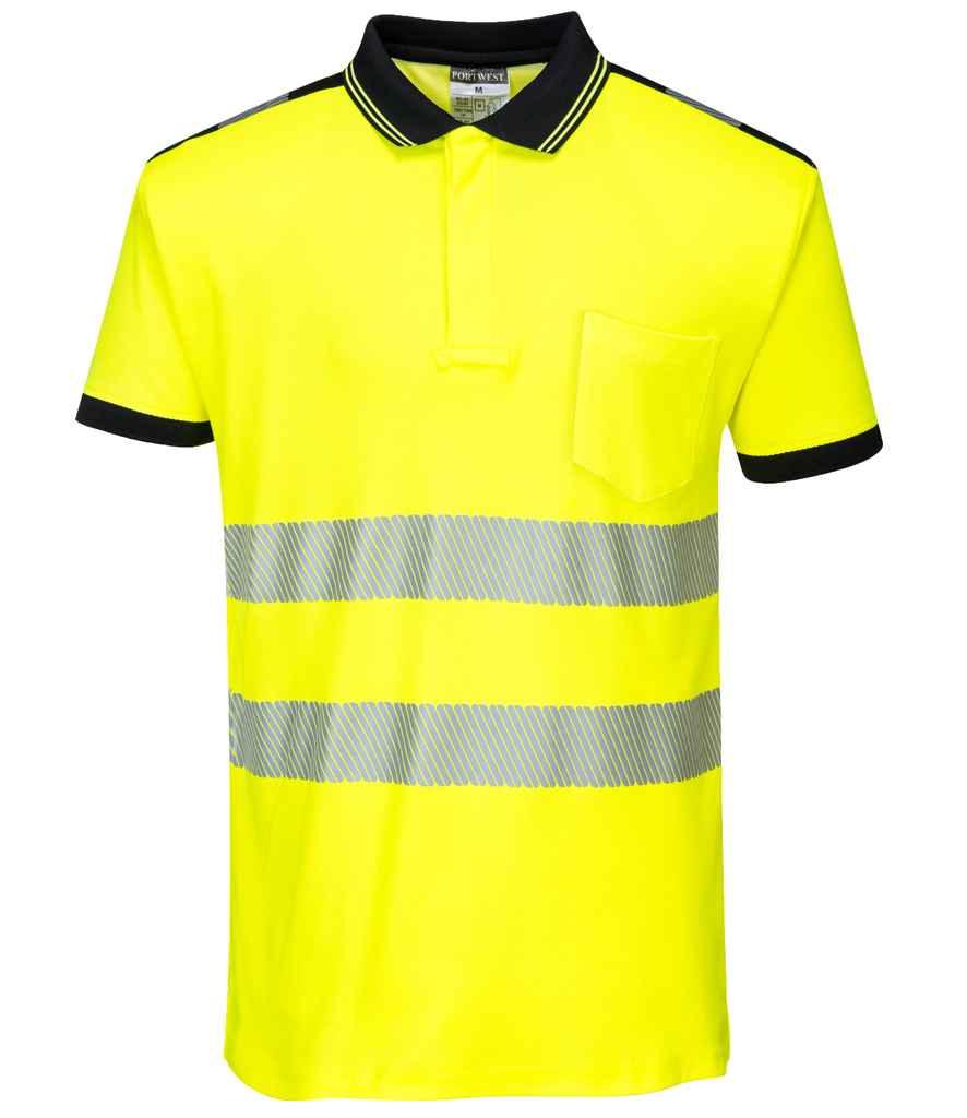 Personalised Custom Branded Portwest PW3 Hi-Vis Polo Shirt - PW1003 - Brand It Essex Ltd