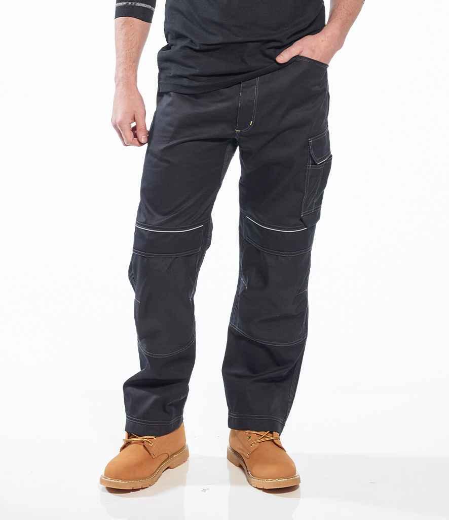 Portwest PW3 Lightweight Stretch Trousers - PW1004 - Brand It Essex Ltd