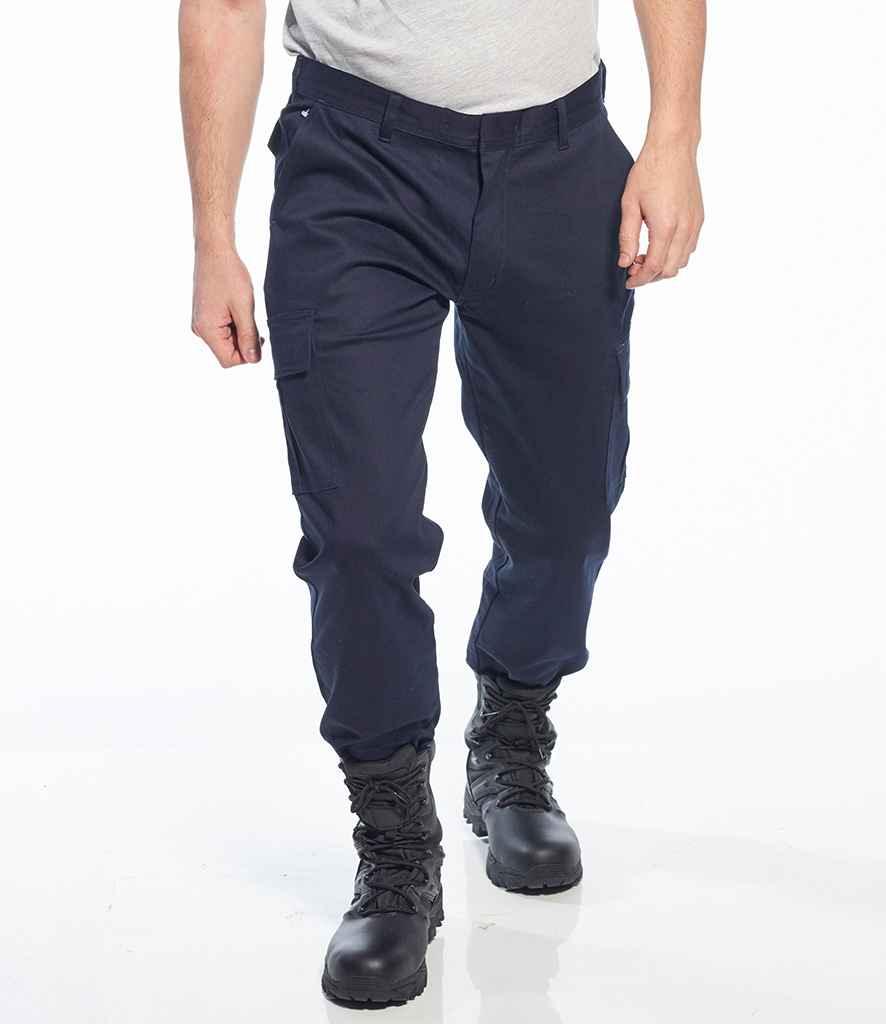 Personalised Custom Branded Portwest Stretch Slim Combat Trousers - PW1201 - Brand It Essex Ltd