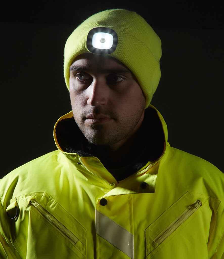 Personalised Custom Branded Portwest LED Head Light Beanie - PW667 - Brand It Essex Ltd
