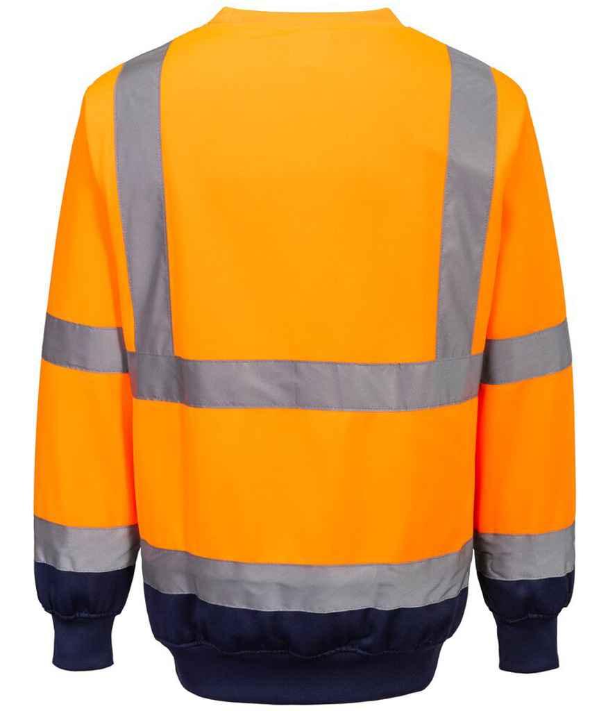 Personalised Custom Branded Portwest Hi-Vis Two Tone Sweatshirt - PW668 - Brand It Essex Ltd