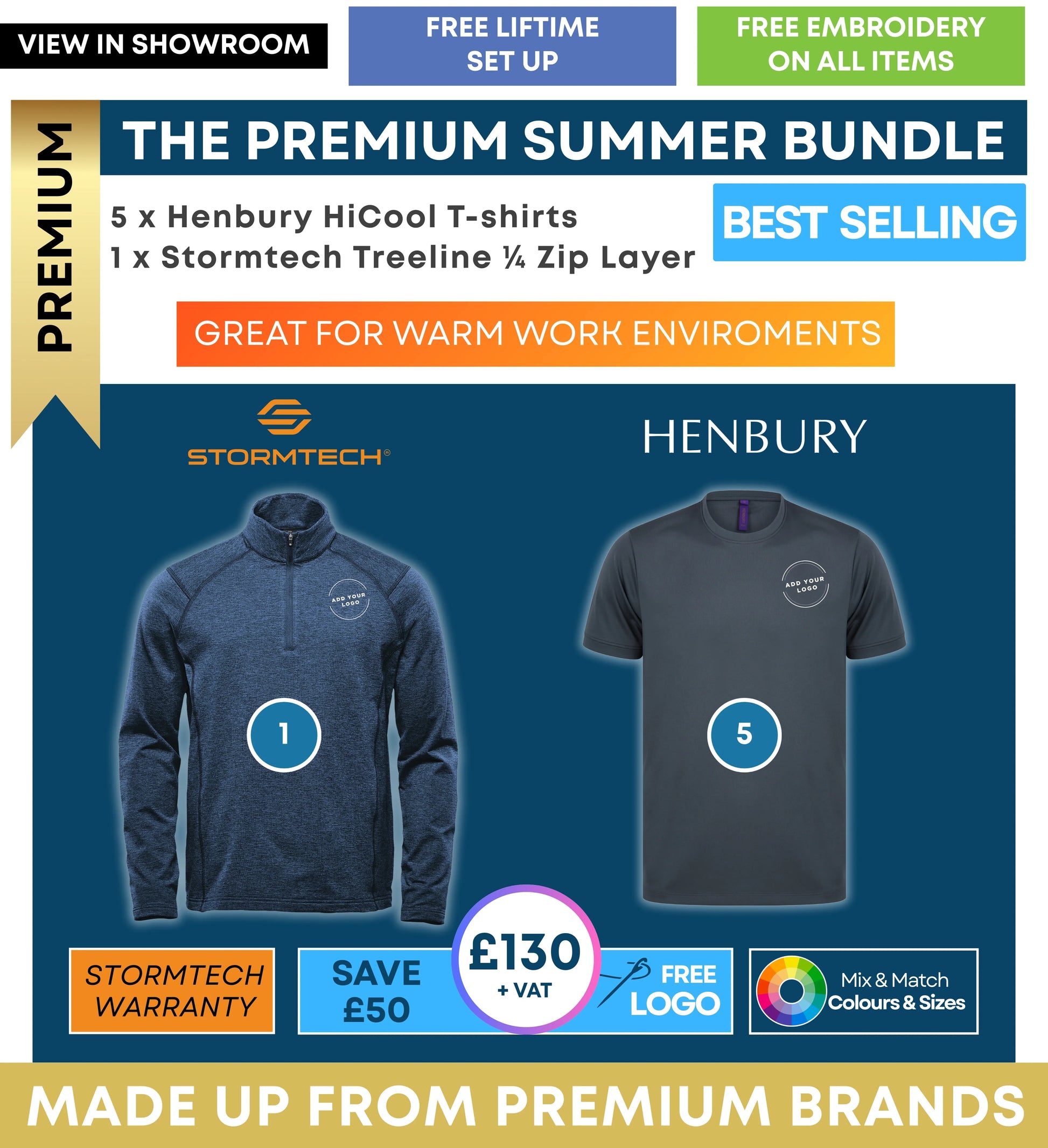 Premium Summer Workwear Bundle - Brand It Essex Ltd